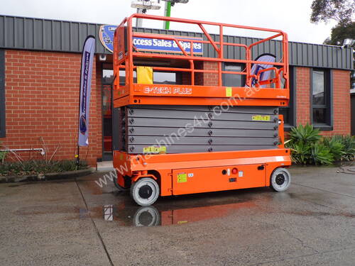 caption ACCESSWORX - DINGLI E-TECH S1412-E ELECTRIC SCISSOR LIFT