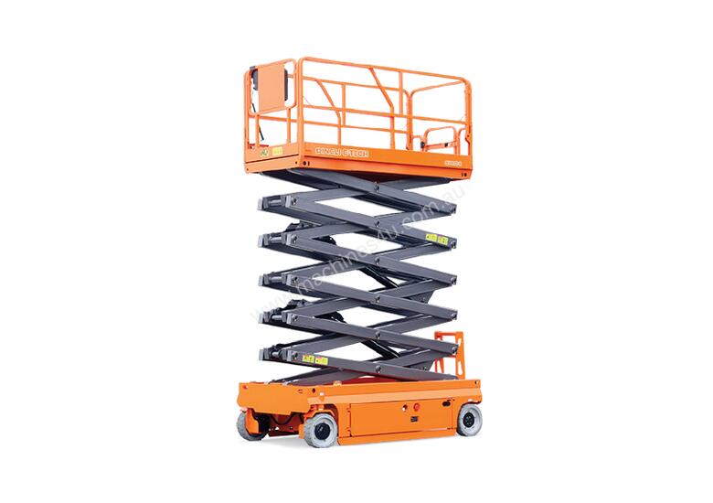 caption ACCESSWORX - DINGLI E-TECH S1412-E ELECTRIC SCISSOR LIFT