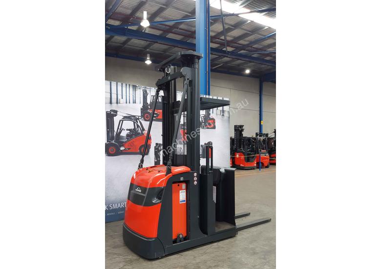caption Used Forklift: V10 Genuine Preowned Linde 1t