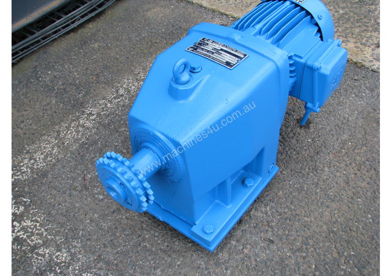 caption Charles & Huntington Electric Gear Motor 1.1kw 30RPM 46.25 Ratio