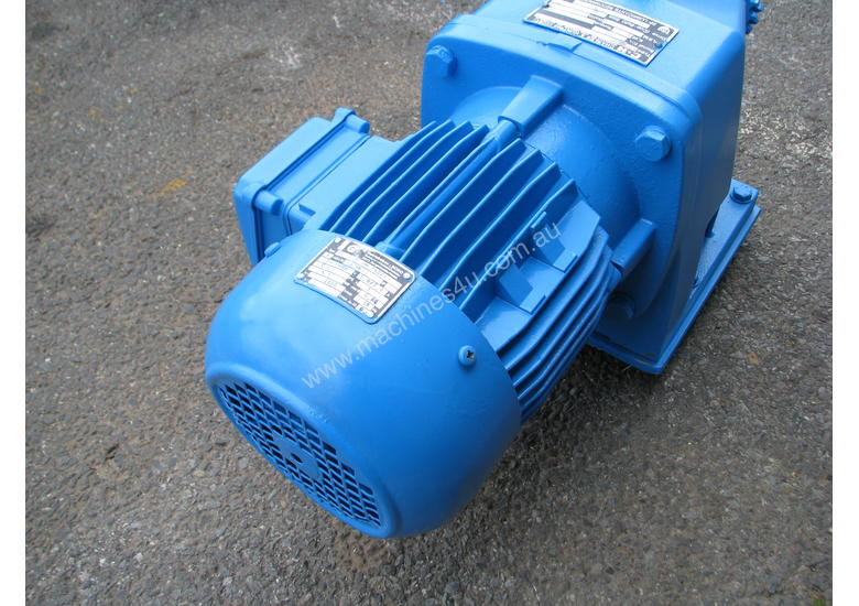 caption Charles & Huntington Electric Gear Motor 1.1kw 30RPM 46.25 Ratio