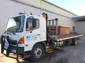 2006 Hino GH1J 4x2 Flat Bed Tray Top Truck with Hiab Crane (FM22) - picture0' - Click to enlarge