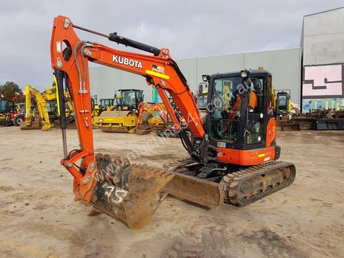 2018 KUBOTS U55-4 EXCAVATOR WITH LOW 1060 HOURS