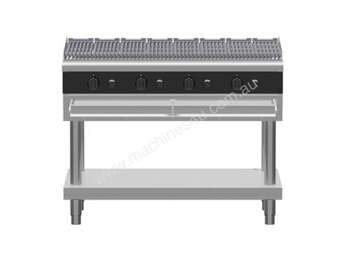 Waldorf Bold CHLB8120G-LS - 1200mm Gas Chargrill Low Back Version - Leg Stand