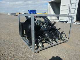 Hydraulic Auger to suit Skidsteer Loader - picture0' - Click to enlarge