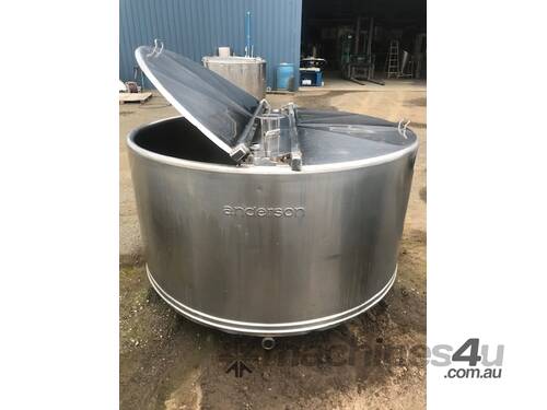 1,815ltr stainless steel dimple jacketed tank