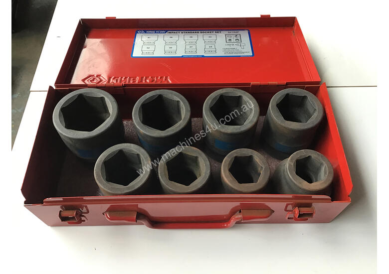 New King Tony King Tony Impact Standard Socket Set 8PCE Pre Owned