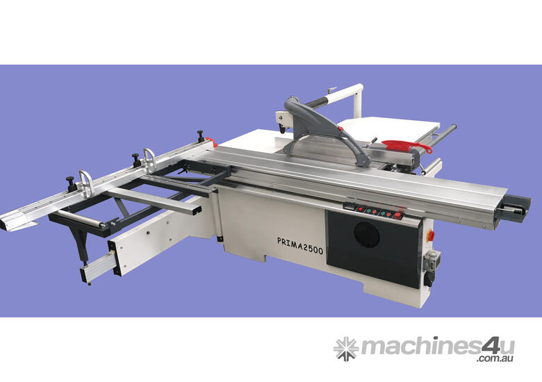 Single phase clearance sliding panel saw