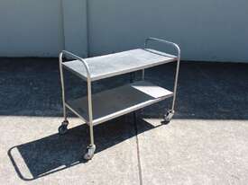 Stainless Steel 2 Tier Trolley. - picture0' - Click to enlarge