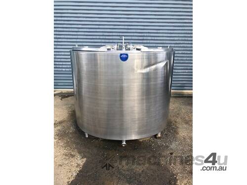 2,800ltr Jacketed Stainless Steel Tank