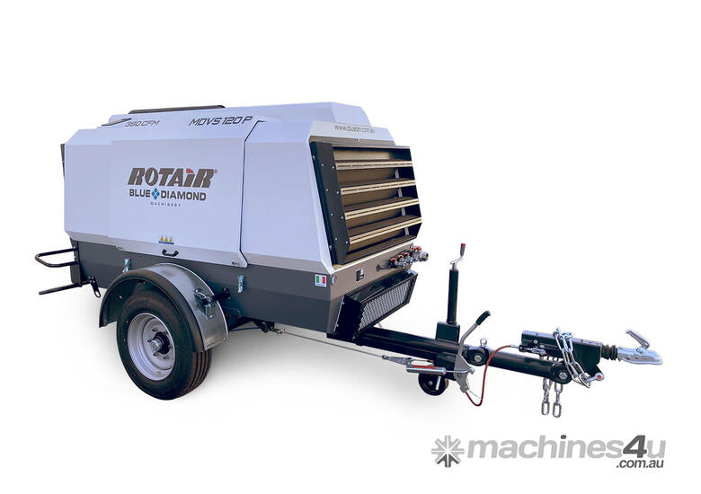 caption Portable Compressor 131HP 400CFM - ROTAIR MDVS 120 P10