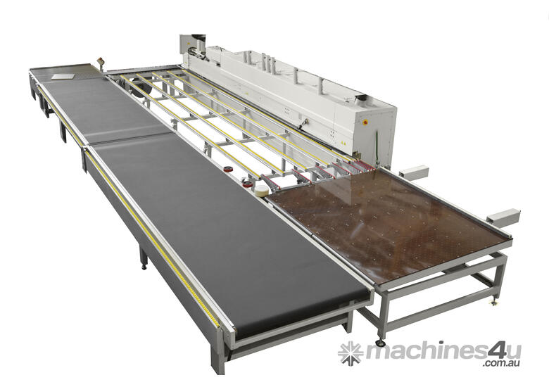 caption SCM Stefani XD Production Edge banding Machine