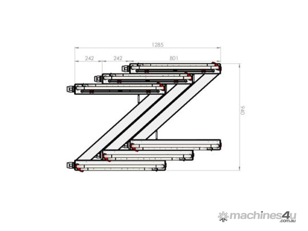 New Richmond 4 Sided Roll Cage With 2 Half Doors 1 Full Door Z Base RCR411 Material Handler In