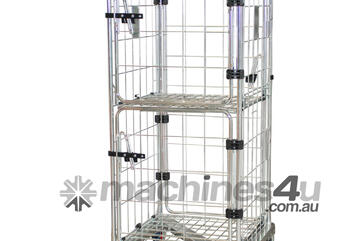 4 Sided Roll Cage with 2 Half Doors + 1 Full Door - Z Base (RCR411)