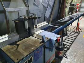 Cobra 400 Aluminium upsaw 350mm blade, with roller in/out feed. - picture0' - Click to enlarge