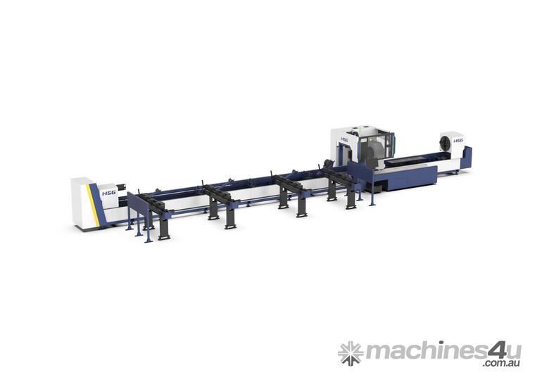 caption HSG 9m Fiber tube Laser cutting machine - 0 Tailing - 3kW, 4kW and 6kW Raycus/IPG Source
