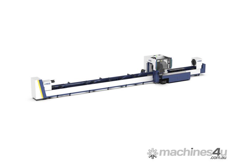 caption HSG 9m Fiber tube Laser cutting machine - 0 Tailing - 3kW, 4kW and 6kW Raycus/IPG Source