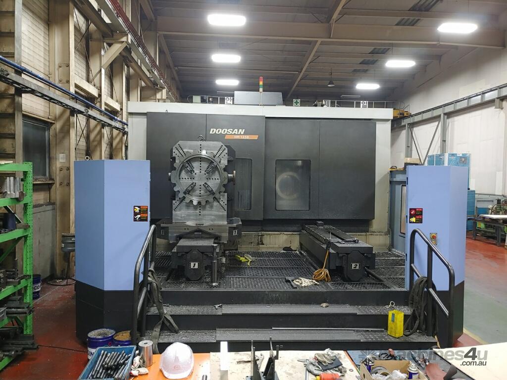 Used 2009 Doosan 2009 Doosan HM1250 Horizontal Machining Centre ...