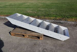7 Step Stainless Steel Stairs - 1.3m high