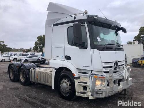 2017 Mercedes Benz Actros 2643 Prime Mover Sleeper Cab