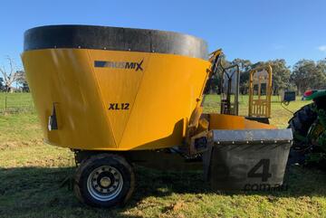 AUSMIX FT-XL12 HD VERTICAL FEED MIXER + 1.0M ELEVATOR (12.0M3)