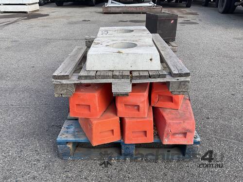 Temporary Fence Anchoring Blocks - Unreserved