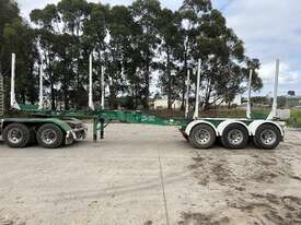 2007 Kennedy Tri-Axle Drop Deck Folding Skel Logging B-Trailer - picture0' - Click to enlarge