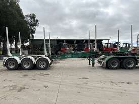 2007 Kennedy Tri-Axle Drop Deck Folding Skel Logging B-Trailer - picture0' - Click to enlarge