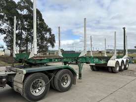 2007 Kennedy Tri-Axle Drop Deck Folding Skel Logging B-Trailer - picture2' - Click to enlarge