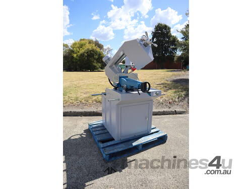 Swivel Head Dual Mitre Metal Cutting Band Saw with Conveyor - Hafco EB-330DSC