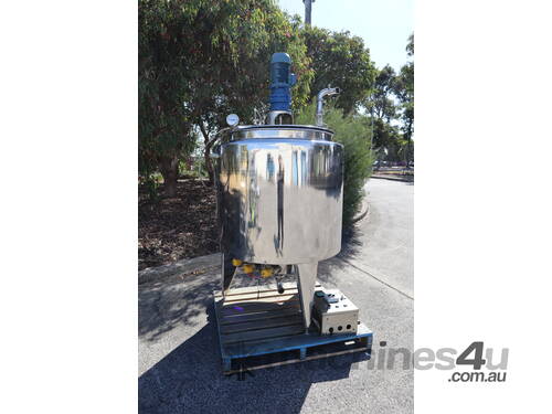 Stainless Steel Jacketed Mixer Mixing Tank Electric Cooking - 500L