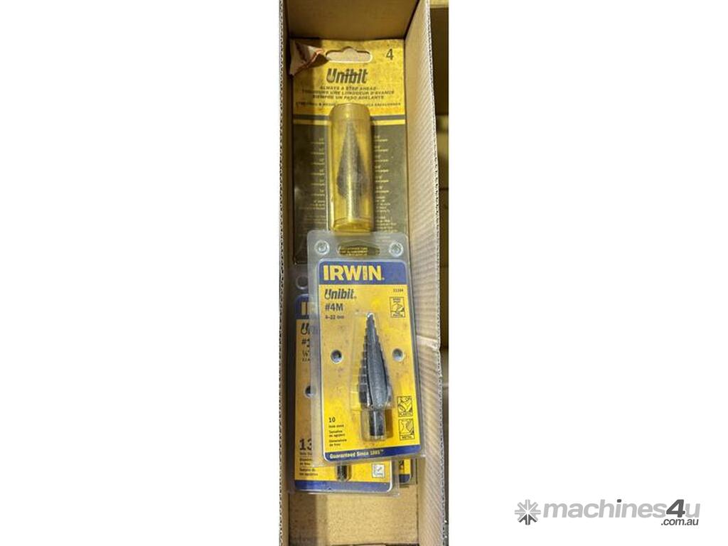 Used COUNTERBORES COUNTERBORES UNIBITS AND STEP DRILLS Welding