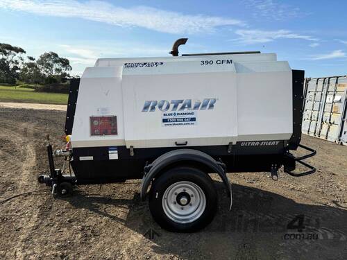 caption Rotair MVDS120 P10 Portable Air Compressor