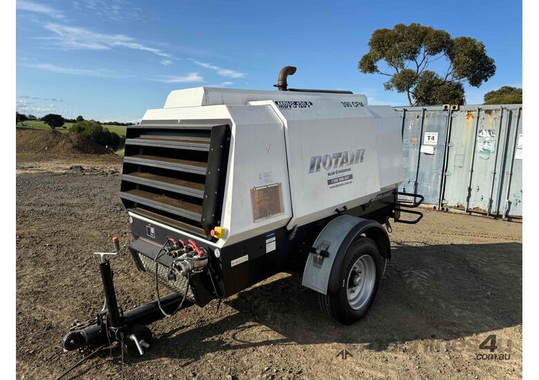 caption Rotair MVDS120 P10 Portable Air Compressor