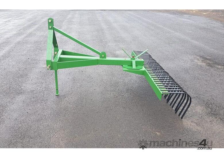 caption AgKing - Stick Rake: 6ft, 1800mm - Multiple Sizes Available