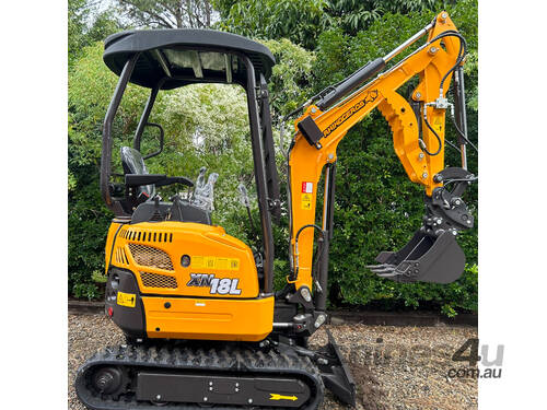 caption 2024 NEW RHINOCEROS XN18L MINI EXCAVATOR Kubota DIESEL ENGINE