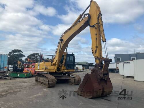 caption Komatsu PC300-7 Excavator
