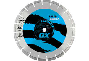 OX Ultimate UB10 Segmented Diamond Blade - Abrasive