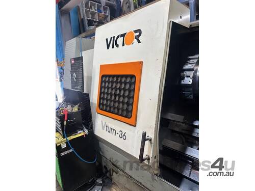 caption Victor Vturn CNC lathe- Ready to Use, Make an Offer!