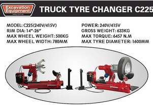 EXEQ Truck Tyre Changer - 415v EXEQ Truck Tyre Changer - 415v