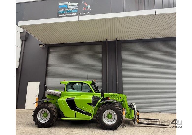 caption Merlo 30.8 Telehandler with Forks, GP Bucket, unit in great cosmetic & mechanical condition