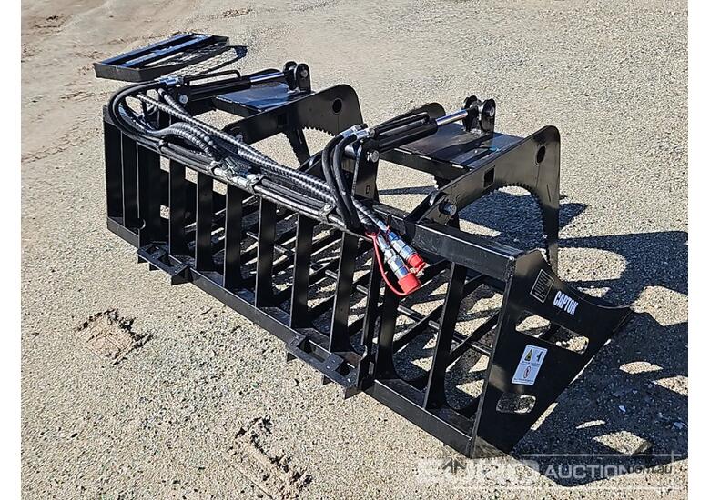 caption Unused Captok Rock Grapple Bucket to suit Skidsteer Loader