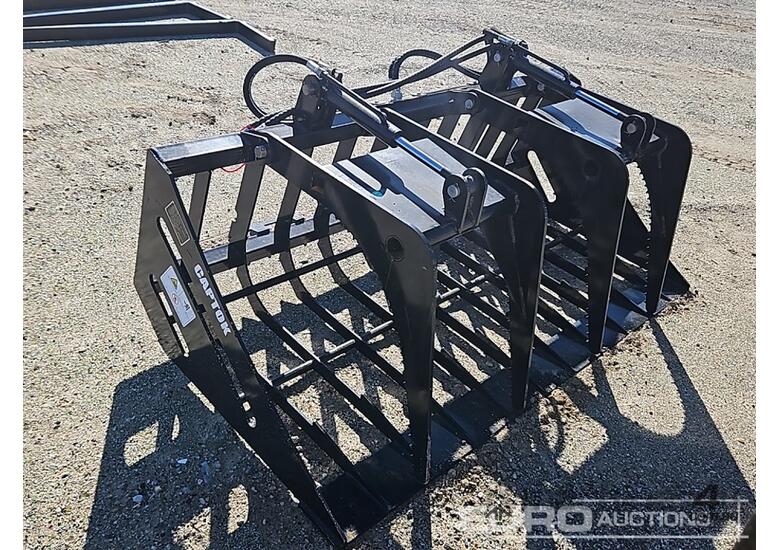 caption Unused Captok Rock Grapple Bucket to suit Skidsteer Loader