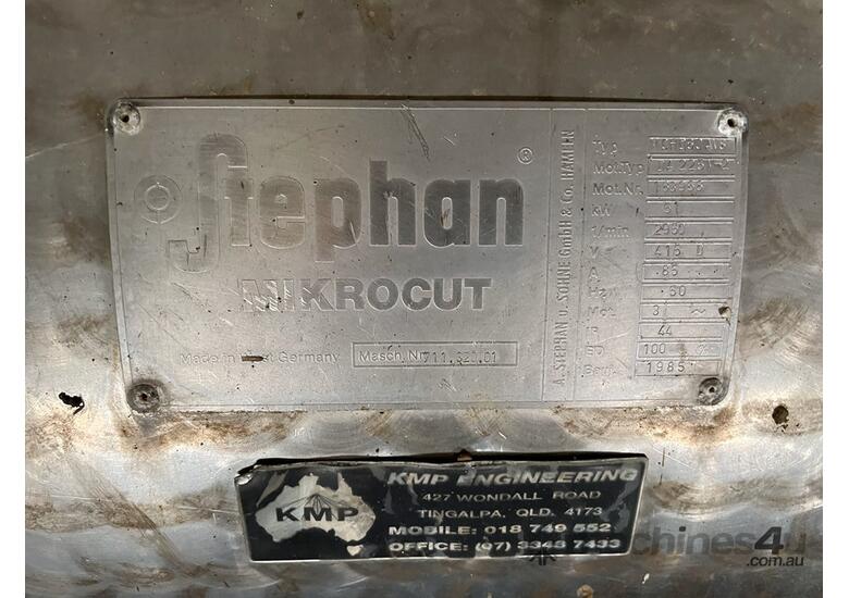 Emulsifier Stephan Mikrocut MCHD60AVST Stainless Steel