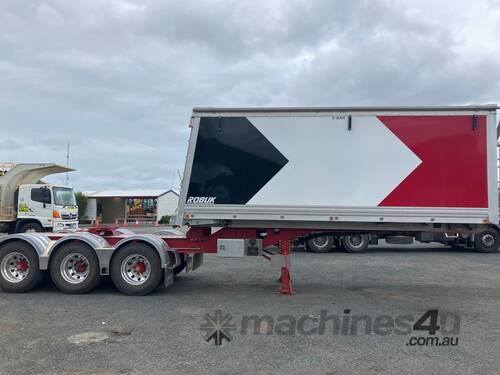 caption 2023 Robuk Tri Axle Rollback Tipper Trailer