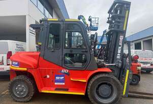 Used Heli 8ton Forklift / 8000kg lift cap / *2023/240hrs* / 6m Lift / Diesel