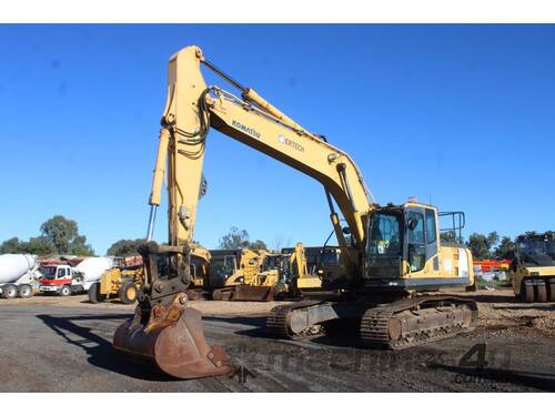 caption 2006 Komatsu Pc220lc-8