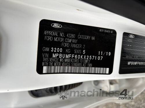 2019 Ford Ranger XLT Diesel