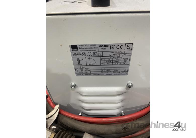 Used Koco Koco Inverter 905i stud welder Stud Welder (1154315) - Listed ...