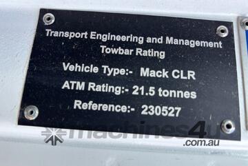 2001 Mack Titan CLR 6x4 Tipper Combination